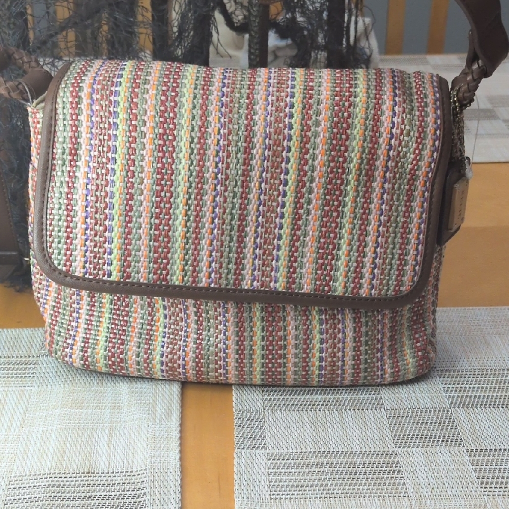 Relic Multicolor Woven Shoulder Bag